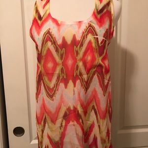 Chiffon printed tank